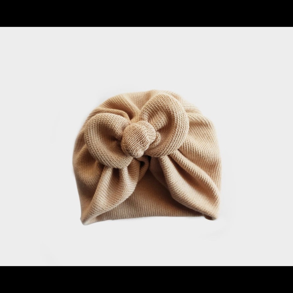 Baby and little girls organic cotton turban